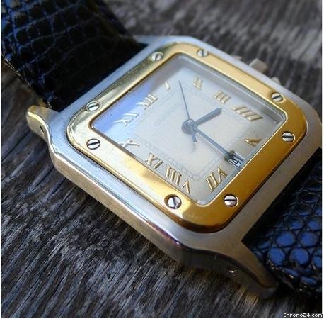 Cartier Santos Galbee grand modEle watches