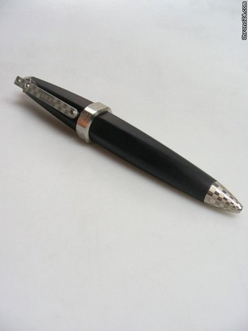 B.R.M Stylo ¨¤ bille PVD et acier en damier ref: BRM STR-16N watches