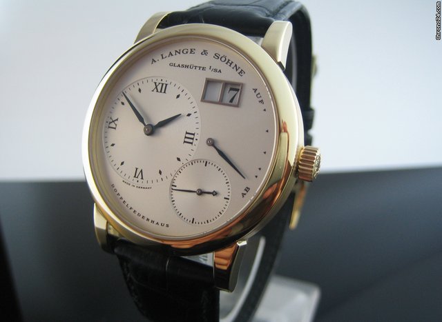A. Lange & Sohne Lange 1 Gelbgold Mit Goldboden Ref 101.002 watches