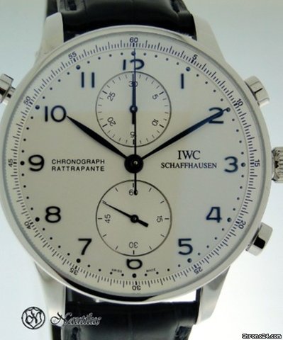 IWC Portoghese Chronograph Rattrappante /D.S.R. NEW watches
