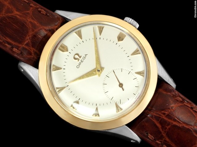 Omega 1956 OMEGA Vintage Mens Watch, LARGER MODEL - Gold & Stainle watches