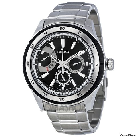 Seiko Retrograde Day Indicator Mens Watch SNT019P1 watches