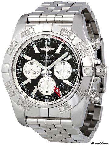 Breitling Chronomat GMT Black Dial Chronograph Automatic Mens Watch AB041012-BA69SS watches