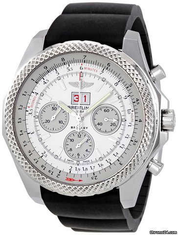 Breitling Bentley 6.75 Speed Silver Dial Chronograph Automatic Mens Watch A4436412-G679BKRD watches