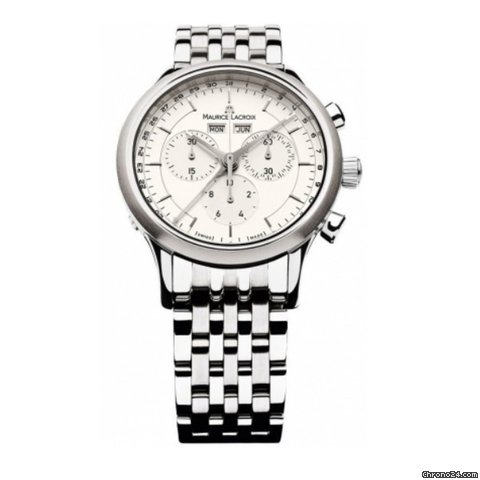 Maurice Lacroix Uhren Les Classiques Chronograph, LC1008-SS002-130 watches