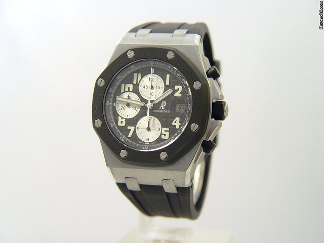 Audemars Piguet Royal Oak Offshore Chronograph Steel, Black, Never Worn. watches