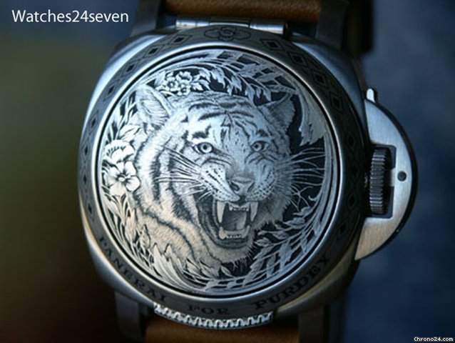 Panerai PAM 813 Purdey Luminor Sealand Tiger Hunter Lid Special Edition 44 mm watches