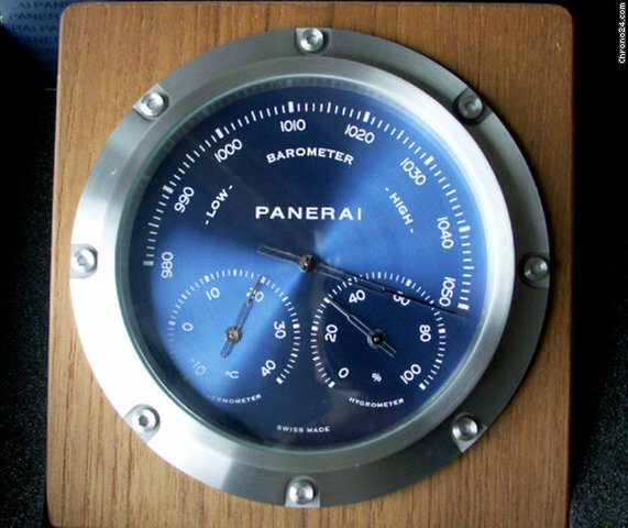 Panerai PAM 258 Desk Hygrometer Thermometer Barometer: watches