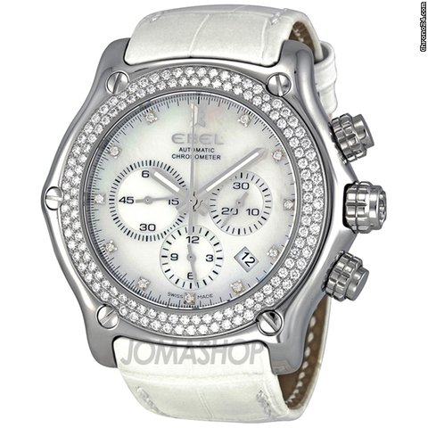 Ebel 1911 Back to Roots White Leather Mens Watch 9137L75-9930101XS watches
