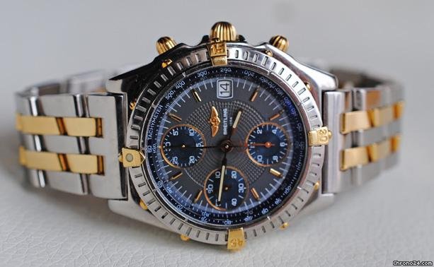 Breitling Chronograph Stahl/Gold Ref. B 13050-1 watches
