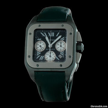 Cartier Chrono Santos 100 XL Carbone watches