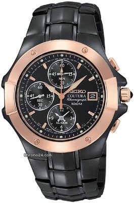 Seiko Coutura Black Ion Mens Watch SNAC42 watches