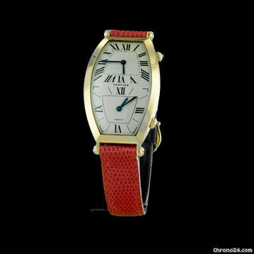 Cartier Tonneau Dual Time watches