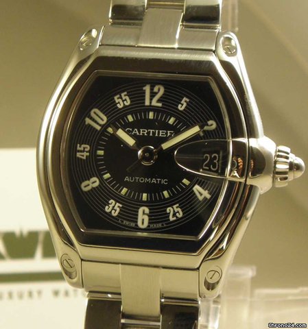 Cartier Roadster GM Stahl B/P watches