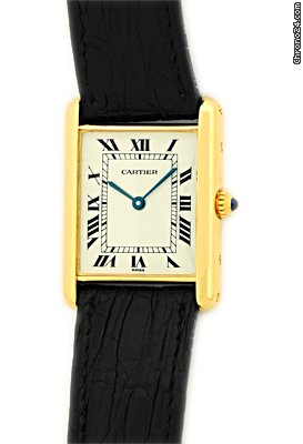 Cartier Louis Cartier Classic Tank Strapwatch watches