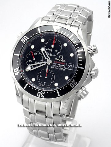 Omega Seamaster Professional Diver Automatik Chronograph Chronometer Taucheruhr (ungetragen) watches