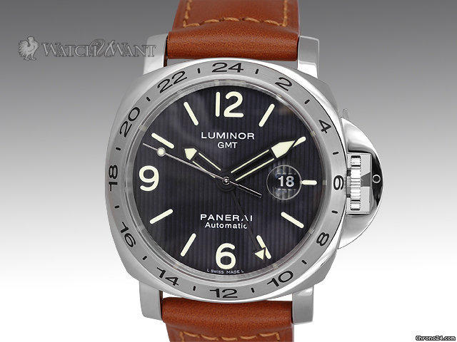 Panerai PAM 29 M 44mm Luminor GMT - Textured Tuxedo Dial - Special Edition 1000 Pieces - Completely Sold Out - 100% Complete & As-New watches