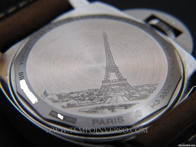 Panerai PAM 414 Luminor Paris Limited Edition full set watches