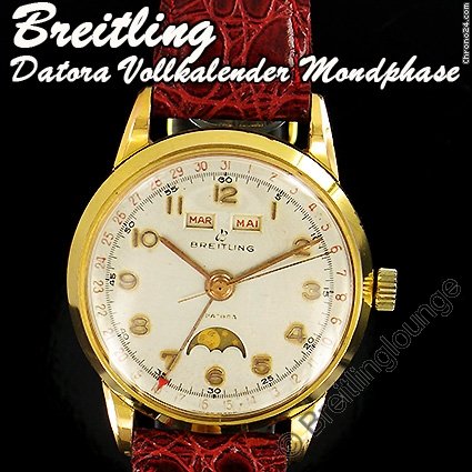 Breitling perpetual calendar moonphase Datora watches