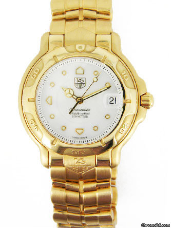 TAG Heuer 18k yellow gold Gents Chronometer watches