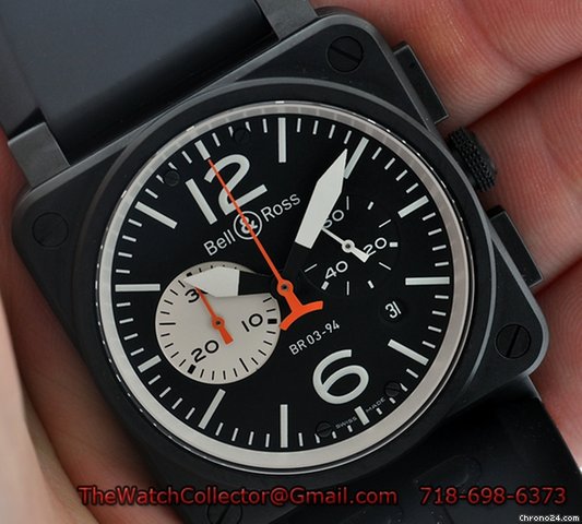 Bell & Ross BR03-94 Carbon Chrono watches