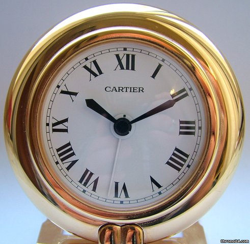 Cartier Wecker vergoldet - mit Box & Papieren watches