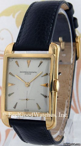 Vacheron Constantin Vintage Rectangular Gent's, Yellow Gold watches