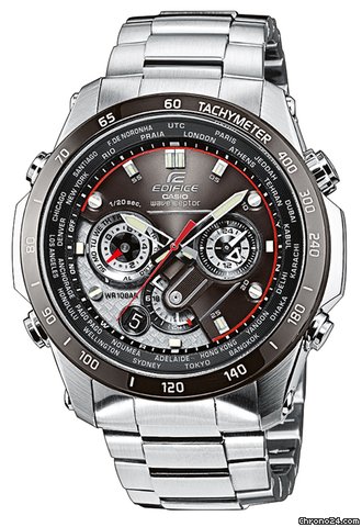 Casio Edifice Wave Ceptor mens radio controlled watch Red Bull Racing F1 watches