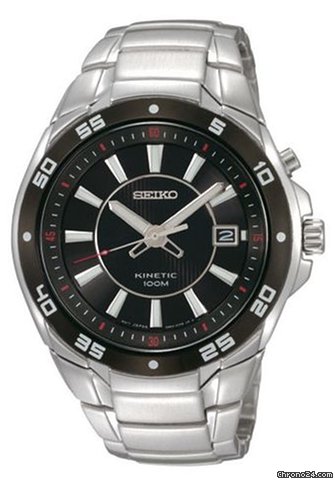Seiko Mens watch Kinetic watches