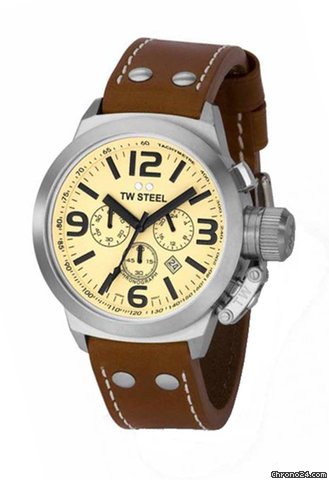 TW Steel Canteen Style Oversized mens chronograph watches