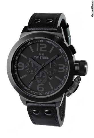 TW Steel Cool Black Oversized chronograph mens watch watches
