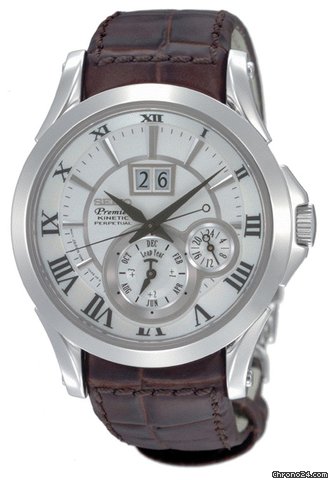 Seiko Premier Kinetic men��s watch watches