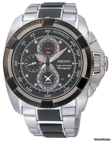 Seiko Mens alarm chronograph watches
