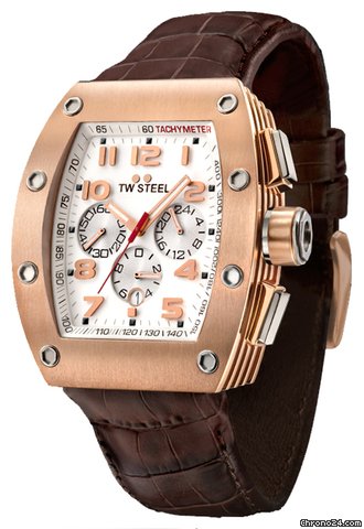 TW Steel Tonneau mens chronograph watches