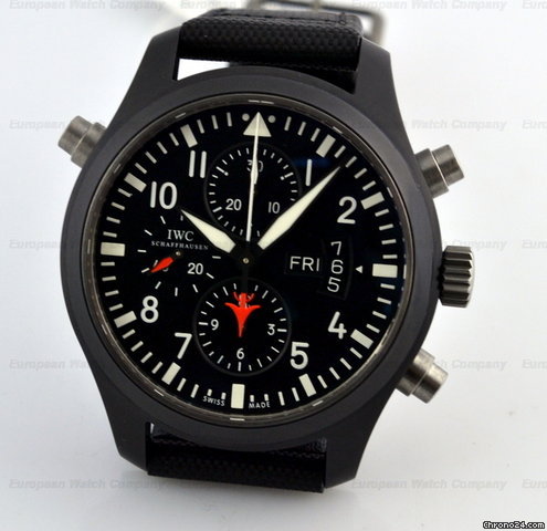 IWC Top Gun Ceramic Split-Second Rattapante NEW watches
