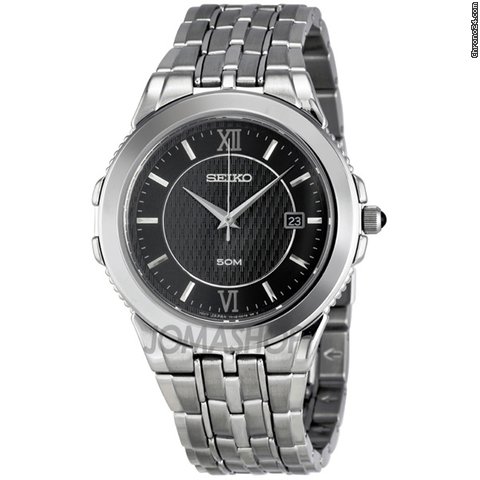 Seiko Le Grand Sport Steel Black Mens Watch SKK637 watches