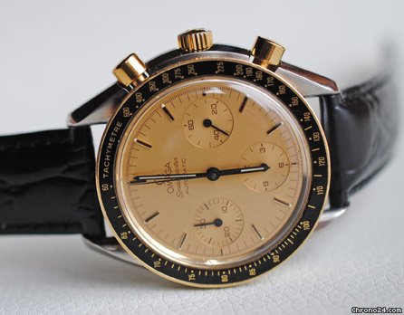Omega Speedmaster Chronograph Automatik Stahl / Gold watches