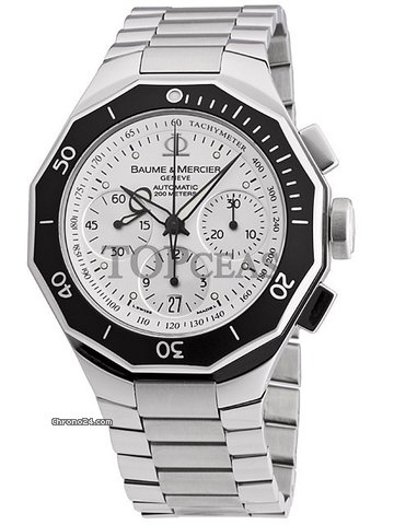 Baume & Mercier Riviera Automatic Chronograph Steel White watches