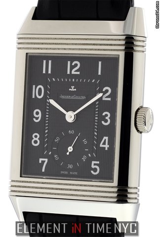 Jaeger-LeCoultre Grande Reverso 976 Black Dial 373.84.70 NIB watches