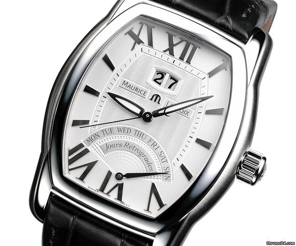 Maurice Lacroix Masterpiece Jours Retrogrades Tonneau Herrenuhr watches