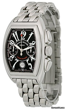 Franck Muller Gent's Stainless Steel Cintree Curvex Conquistador Chronograph watches