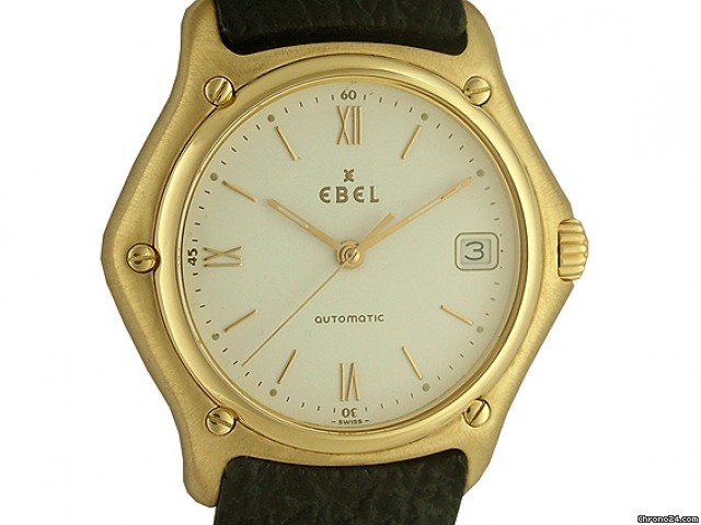 Ebel 1911 Senior Automatic 18kt Gelbgold Faltschlie e Vintage 36mm watches