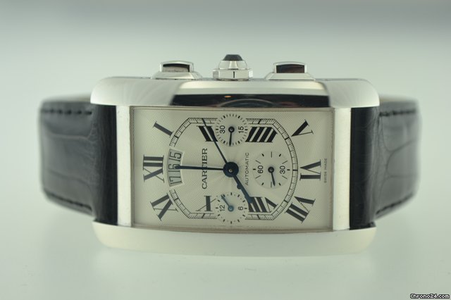 Cartier Tank Americaine 18 krt witgoud watches