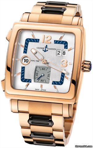 Ulysse Nardin Quadrato Dual Time watches