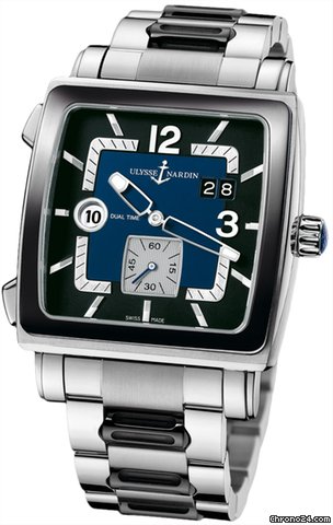 Replica Ulysse Nardin Quadrato Dual Time Watch