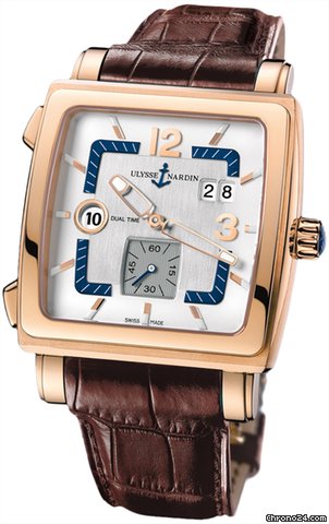 Replica Ulysse Nardin Quadrato Dual Time Watch