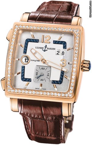 Ulysse Nardin Quadrato Dual Time watches