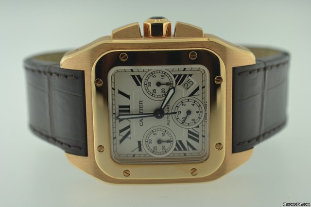 Cartier Santos 100 chronograaf watches