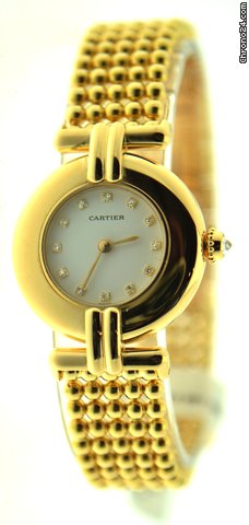 Cartier Colisee met 18 krt Boulle band watches