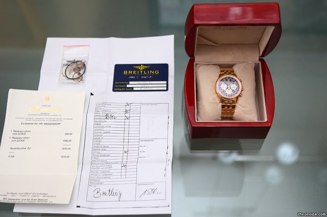 Breitling Navitimer 92 Etanche Or 750er Gelbgold watches